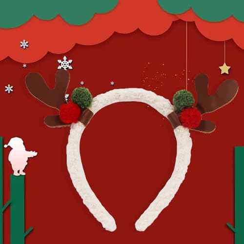 Christmas Headband Elk Antlers Christmas Accessories Holiday Headbands for Women Christmas Costume Accessory