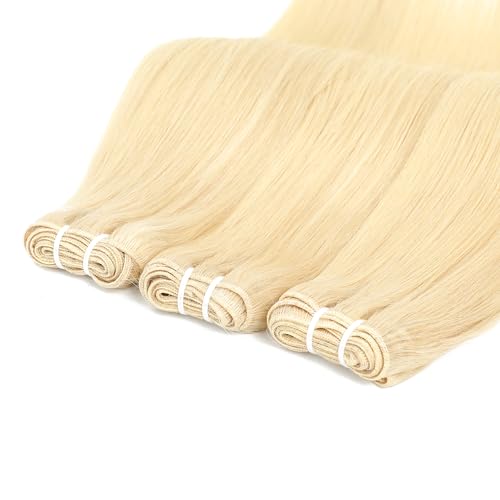 613 Bundles Human Hair 24 Inch 12A Grade 100% Unprocessed Brazilian Virgin Blonde 613 Human Hair Extensions For Women 100g Blonde Bundles Human Hair