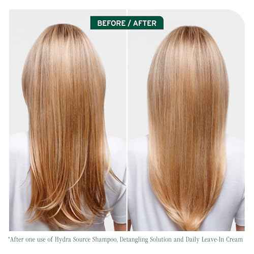 Biolage Hydra Source Shampoo - Softens, Moisturizes & Adds Shine, For Dry Hair, Infused with Micro-Filtered Aloe Vera & Fermented Hyaluronic Acid, Vegan & Paraben-Free