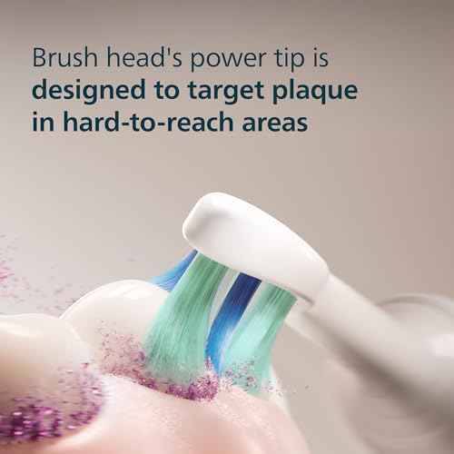 Philips Sonicare C2 Plaque Control - Genuine Replacement Electric Toothbrush Heads, White, 3 Pack, HX9023/65
