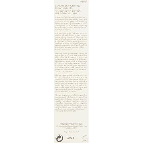 Kanebo Sensai Silky Purifying Cleansing Gel, 4.3 Ounce