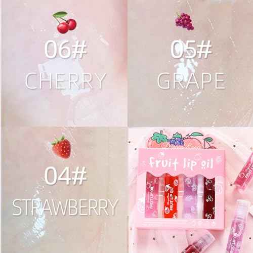 Roll On Lip Gloss for Teen, Fruity Flavors Moisturizing Lip Stain,Kids Lip care,Non Toxic,riendly, Party Gift