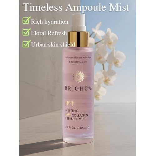 Melting 90% Collagen Essence Mist ? Marine Collagen Face Spray, Hydrating & Anti-Aging, Soothing K-Beauty Skincare, Instant Refresh for Radiant Skin (2.7 fl oz)