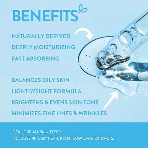 By Nature 2% Hyaluronic Acid Serum for Face & Neck - Skincare from New Zealand - 2% Hyaluronic Acid Facial Serum Concentrate - 1fl. Oz
