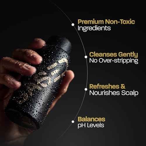 BASED Shower Duo Shampoo & Conditioner Bundle with Peppermint Oil, & Coconut Oil, Cleansing Shampoo & Hydrating Conditioner for Men, No Sulfates, Parabens or Phthalates, 12 fl oz Bottle (Pack of 2)