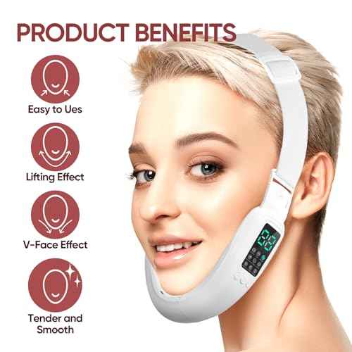 Intelligent Electric Double Chin and V-Shaped Face Machine with 8 Modes & 15 Adjustable Intensities - Women's V-Face Machine