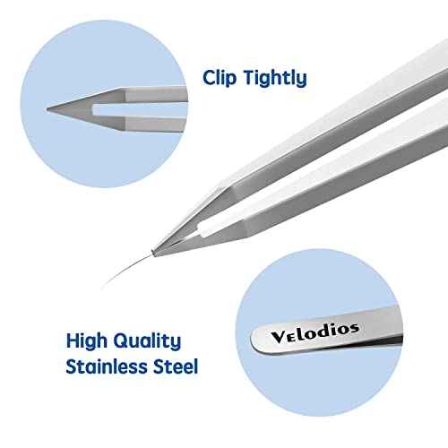 Pointed Tweezers for Women Facial Hair, Professional Stainless Steel Tweezers for Eyebrow, Chin Hair and Ingrown Hair Removal