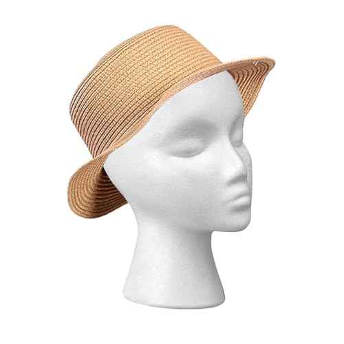 Smilco 11" 3 Pcs Wig Head - Tall Female Foam Mannequin Wig Stand and Holder for Style, Model And Display Hair, Hats and Hairpieces, Mask - for Home, Salon and Travel£¨3 Pieces£©