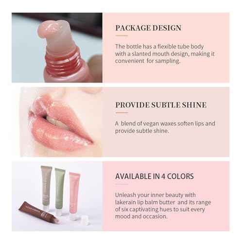 Summer Special Lip Butter Balm - Ultra-Hydrating, Nourishing Lip Care with Natural Ingredients, Shea Butter & Olive Butter, Soothes & Softens Dry Lips (#1 Vanilla, 0.5 Fl Oz (Pack of 1))