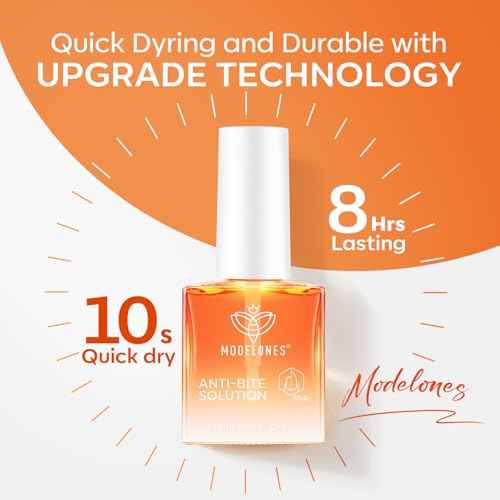 modelones Nail Biting Treatment for Kids Thumb Sucking Deterrent Quick Dry Nail Biting Prevention Bitter No Bite Nail Polish for Nail Care Stop Biting Nails Repair for Damaged Nails 0.34 fl oz
