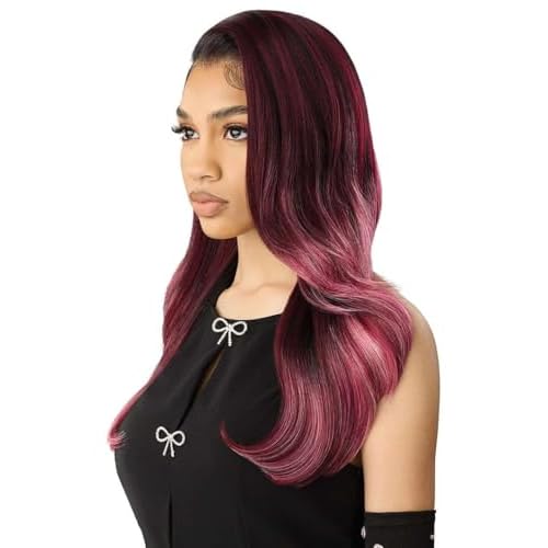 Outre Lace Front Wig -Perfect Hair Line 13X6 - True Frontal Peak Edge 708 (DRST BERRY VALENTINE)