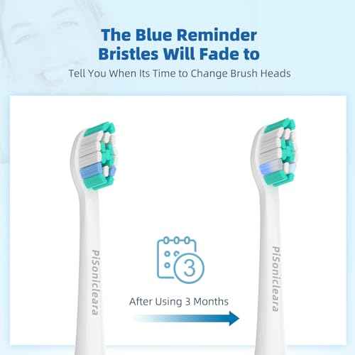 Replacement Toothbrush Heads(10 Pack) Compatible with Philips Sonicare Brush Heads for Hx6920, 4100 2 Series, HX9023 Hx6240 Hx6610 Snap on Electric Tooth Brush Refill