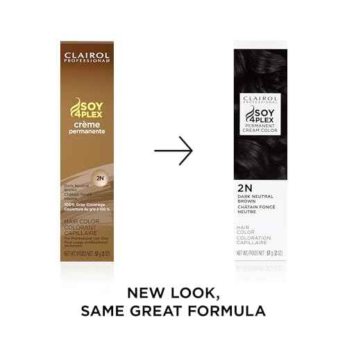 Clairol Professional Permanent Cream Hair Color | Blonde, Brown, Black, & Red-Violet Shades for 100% Gray Coverage | Deep Conditioning & Fade Resistant Results