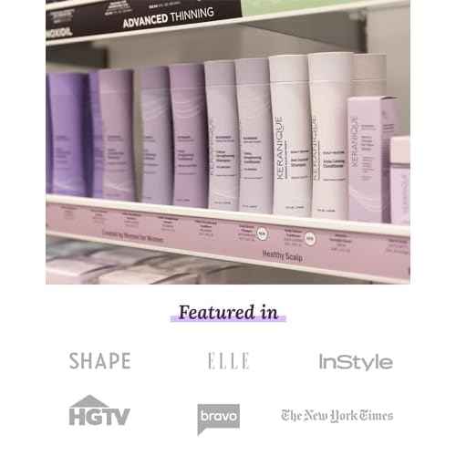 Keranique Volumizing Mousse for Women - Thickening and Styling Anti-Frizz Foam for Fine, Straight, Wavy, and Curly Hair