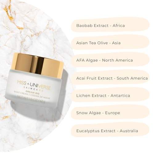 Dream Big Night Cream 42g, Anti-Aging Face Moisturizer, Facial Skin Care Product with Hyaluronic Acid and Glycolic Acid, Moisturizer Face Cream, Vitamin C Face Cream for Women