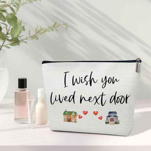 Friendship Gifts for Women Bestie Best Friends- Long Distance Gifts for Best Friend - Best Friends Cosmetic Bag Zipper Travel Pouch