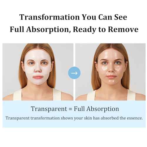 Rosemine Deep Collagen Anti-Wrinkle Lifting Overnight Mask Facial sheet masks with low molecular weight collagen for lifting, firming, and moisturizing 5 Packs