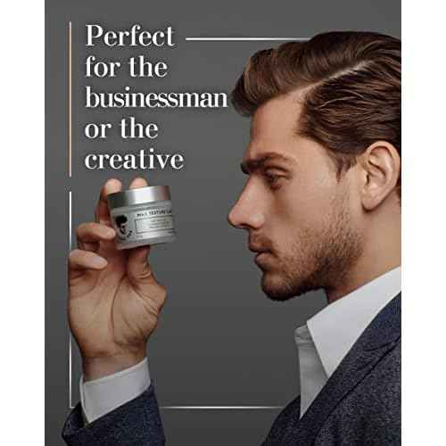 Avenue Man Texture Clay for Men - Premium ¬³lay Pomade for Men with Herbal Extracts - Frizz-Resistant & Lightweight Formula - Water-Based Matte Hair Clay - Paraben-Free Hair Putty (2oz)