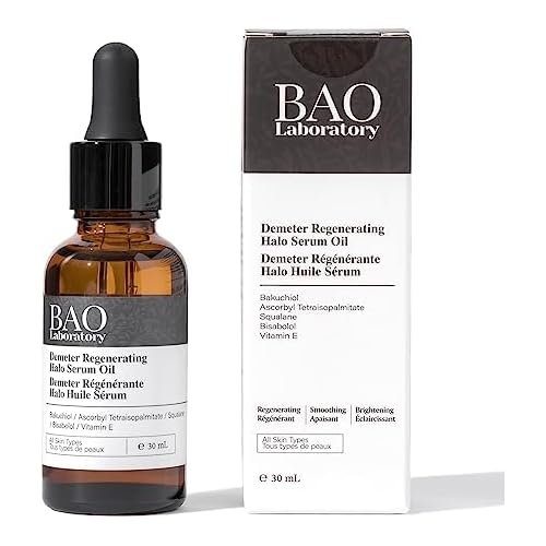 BAO Demeter Regenerating Halo Serum Oil | Bisabolol, Vitamin E, Bakuchiol & Squalane | Facial Serum for Wrinkles, Acne, Dryness & Finelines | Face Serum For All Skin Types (30 ML)
