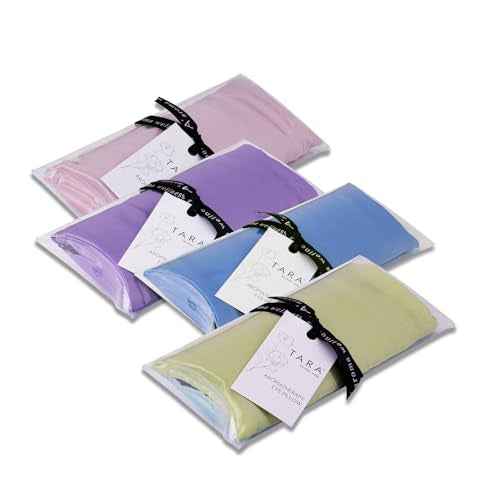 TARA Spa Therapy Aroma Wellness Aromatherapy Silk Eye Pillow, Relaxation Sooth Eye Strain, Rest, Blue