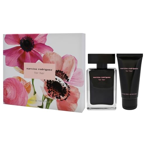 Narciso Rodriguez for Women - 2 Pc Gift Set 1.6oz EDT Spray, 1.6oz Body Lotion