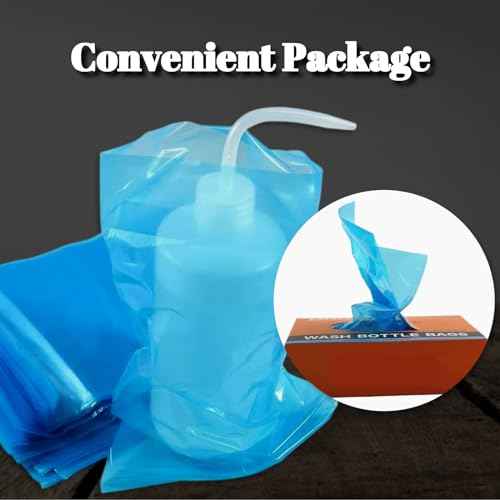 Bottle Bags Tattoo Thicken Squeeze Bottle Bags, Urknall 250pcs Tattoo Wash Bottle Bags Wash Bottle Covers Sleeves Blue Tattoo Bottle Bags 6 X 10 Inch Squeeze Bottle Covers Barrier