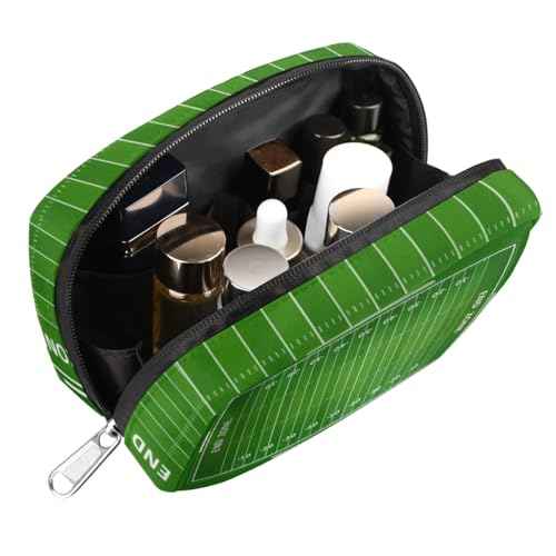 Kids Toiletry Bag for Boys, Small Cute Football Stadium Wash Bag for Little Young Boys Waterproof Cosmetic Weekender Bag Toddler Traveling Toiletries