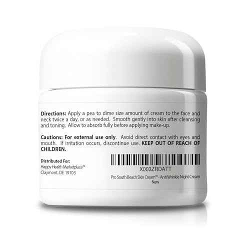 Pro South Beach Skin Cream - 2 Month Supply Anti Wrinkle Cream - Our Best Anti Aging Cream for Women - Anti Wrinkle Cream for Men - Anti Wrinkle Cream for Women - Day & Anti Wrinkle Night Cream