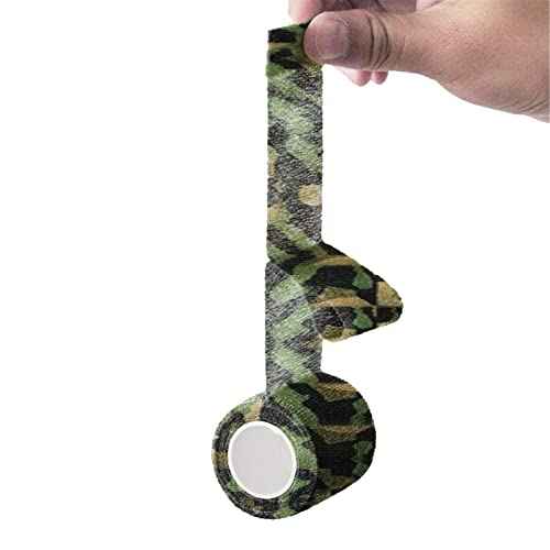 VideoPUP 18pcs Tattoo Grip Tape,Disposable Cohesive Tattoo Grip Cover Elastic Bandage Handle Grip Tube for Tattoo Machine Tattoo Grip Accessories,Wetland Camouflage