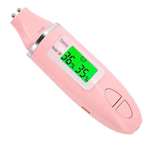 Skin Checker, Oil Tester Portable Digital Lcd Display Skin Sensor Tester Face Water Oil Analyzer Skin Analyzer