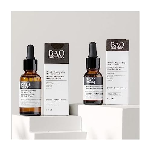 BAO Demeter Regenerating Halo Serum Oil | Bisabolol, Vitamin E, Bakuchiol & Squalane | Facial Serum for Wrinkles, Acne, Dryness & Finelines | Face Serum For All Skin Types (30 ML)