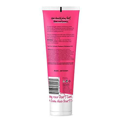 Marc Anthony Strengthening Conditioner, Grow Long - Anti-Frizz, Anti-Breakage & Nourishing Formula For Split Ends, & Hair Growth - Biotin, Vitamin E, Caffeine & Ginseng for Dry & Damaged Hair