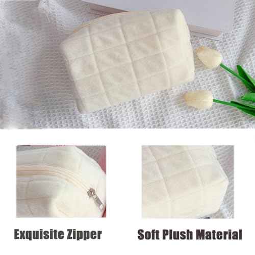 Makeup Cosmetic Bag Small Checkered Pouch Make Up Purse Bag Y2k Accessories
