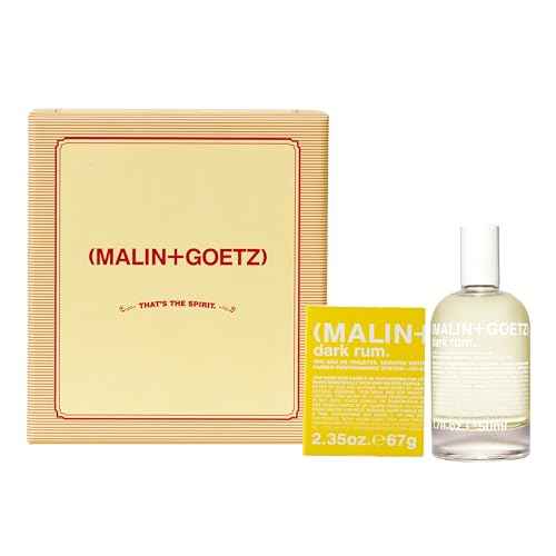 Malin + Goetz Perfume Oil + Candle Duo Sweet & Soft Fragrance Set for Men & Women, Holiday Stocking Stuffer Candle & Perfume Gift Set, Christmas & Birthday Presents