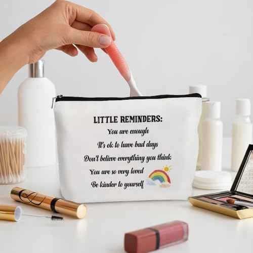 Inspirational Gifts Encouragement Motivational You Are Loved Positivity Emotional Support Stress Relief Cancer Patients Bereavement Sentimental Makeup Bag Christmas Gifts To Cheer Someone Up for Women