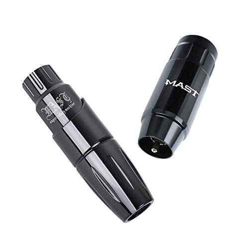Mast Tour Cordless Tattoo Pen Machine Kit, Professional Rotary Cartridges Tattoo Gun, Replacement Tattoo Battery Power Supply QP-001
