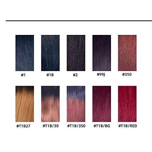 New Remy Yaky-Remy Blue 100% VIRGIN Human Hair Weave- Shed Free&Tangle Free (#1B, 16¡± packs of 2)