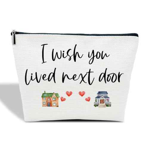 Friendship Gifts for Women Bestie Best Friends- Long Distance Gifts for Best Friend - Best Friends Cosmetic Bag Zipper Travel Pouch