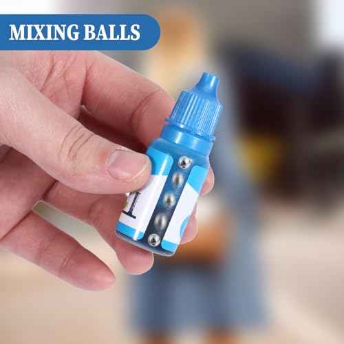 100 PCS Paint Mixing Balls, Metal Balls Stainless Steel Ball Bearings for Model Mixing and Stirring of Paint or Nail Polish Agitator (0.16"/4mm)