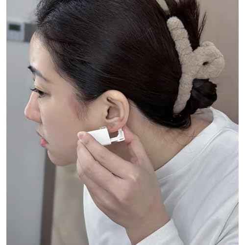 Ear Piercing Kit, Anzero 2 Pcs Disposable Ear Piercing Gun with Preloaded Ear Stud, at Home Self Ear Piercing Gun Kit - 5MM Earrings Stud