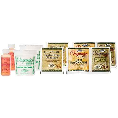 Originals By Africa's Best Olive Oil Conditioning Relaxer System 2-Pack, Helps Repair, Rebuild and Restore Your Hair's Elasticity and Softens & Shines, Designed for Coarse Hair Textures