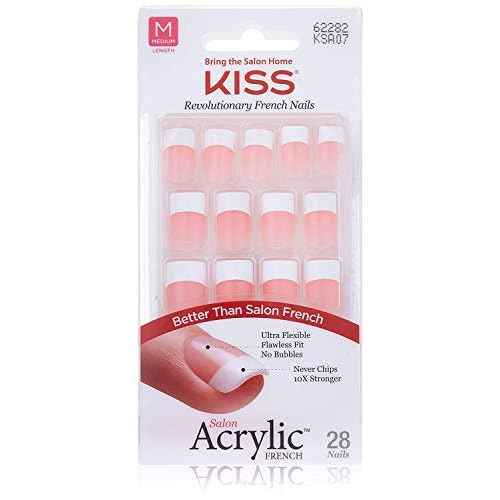 Kiss Salon Acrylic French Kit Sure Thing Medium