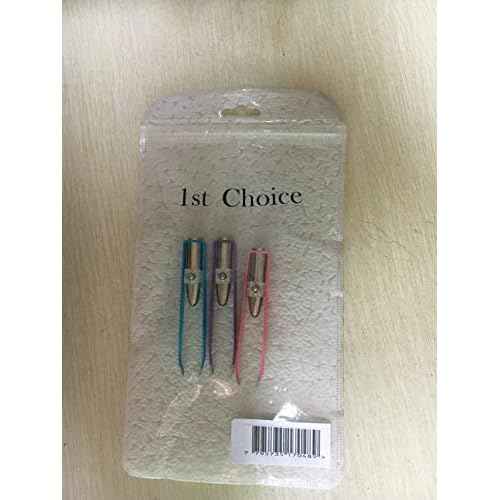 1st Choice 3 Stainless Steel Make Up LED Light Eyelash Eyebrow Hair Removal Lighted Tweezer