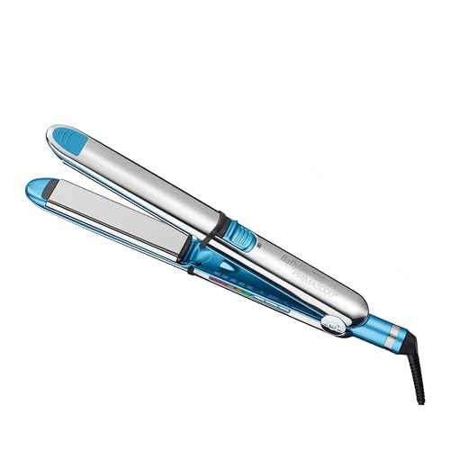 Nano Titanium Prima Ionic Hair Straightener ? Professional Flat Iron & Curling Iron in One for Stylists, Pro Styling Hair Tool