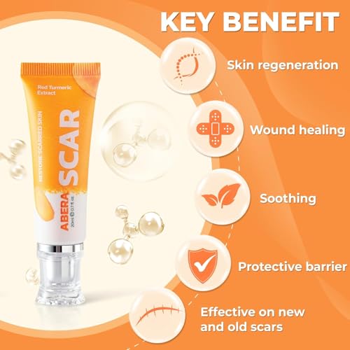 ABERA Scar Cream (Upgrade) - Skin Regeneration & Repair Cream - Heals Wounds, Promotes New Skin Formation, Soothes Scratches, Eczema, and Damaged Areas (Set 2) (1.41 Oz Per Item)