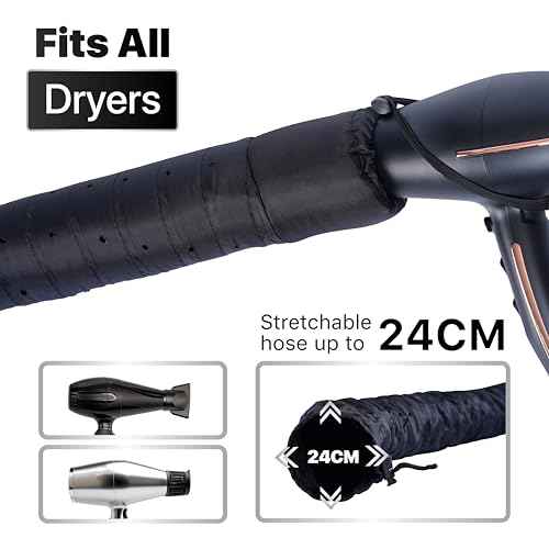 Hooded Hair Dryer Attachment with Dual Turbo Airflow & Soft Headband ? Speeds Up Drying for Curly Hair, Reduces Heat on Ears & Neck ? Large Hair Dryer Bonnet for Deep Conditioning at Home