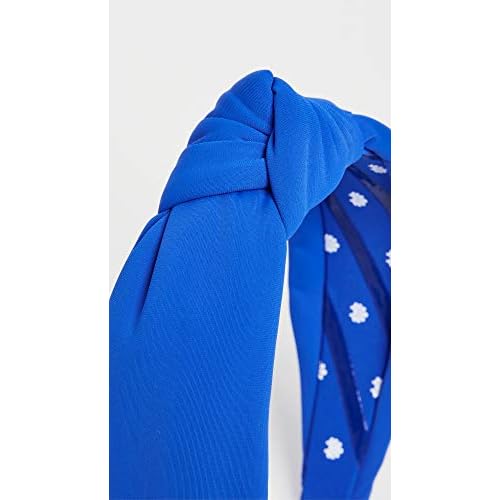 Lele Sadoughi Women's Neoprene Knotted Headband, Royal Blue, One Size