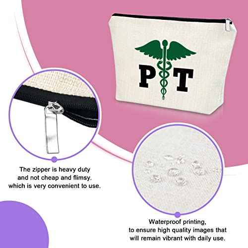 Sazuwu Physical Therapist Gifts Therapist Appreciation Gifts Makeup Bag Thank You Gift Physical Therapy Graduation Gift Cosmetic Bag Birthday Christmas Gifts for Her Cosmetic Travel Pouch
