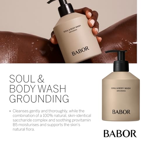 BABOR Soul & Body Wash, Nourishing Body Wash with Provitamin B5 & Glycerin for Silky-Soft, Hydrated Skin & Balanced Complexion, 8.45 fl oz