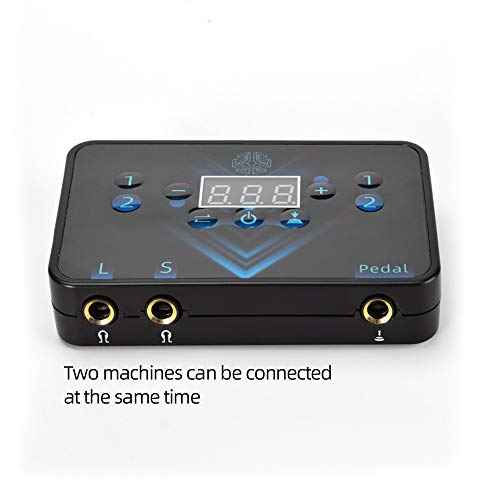 Tattoo Power Supply LED Display Adjustable Voltage Professional Tattoo Machine Power Source Tattoo Voltage Regulator US-Plug